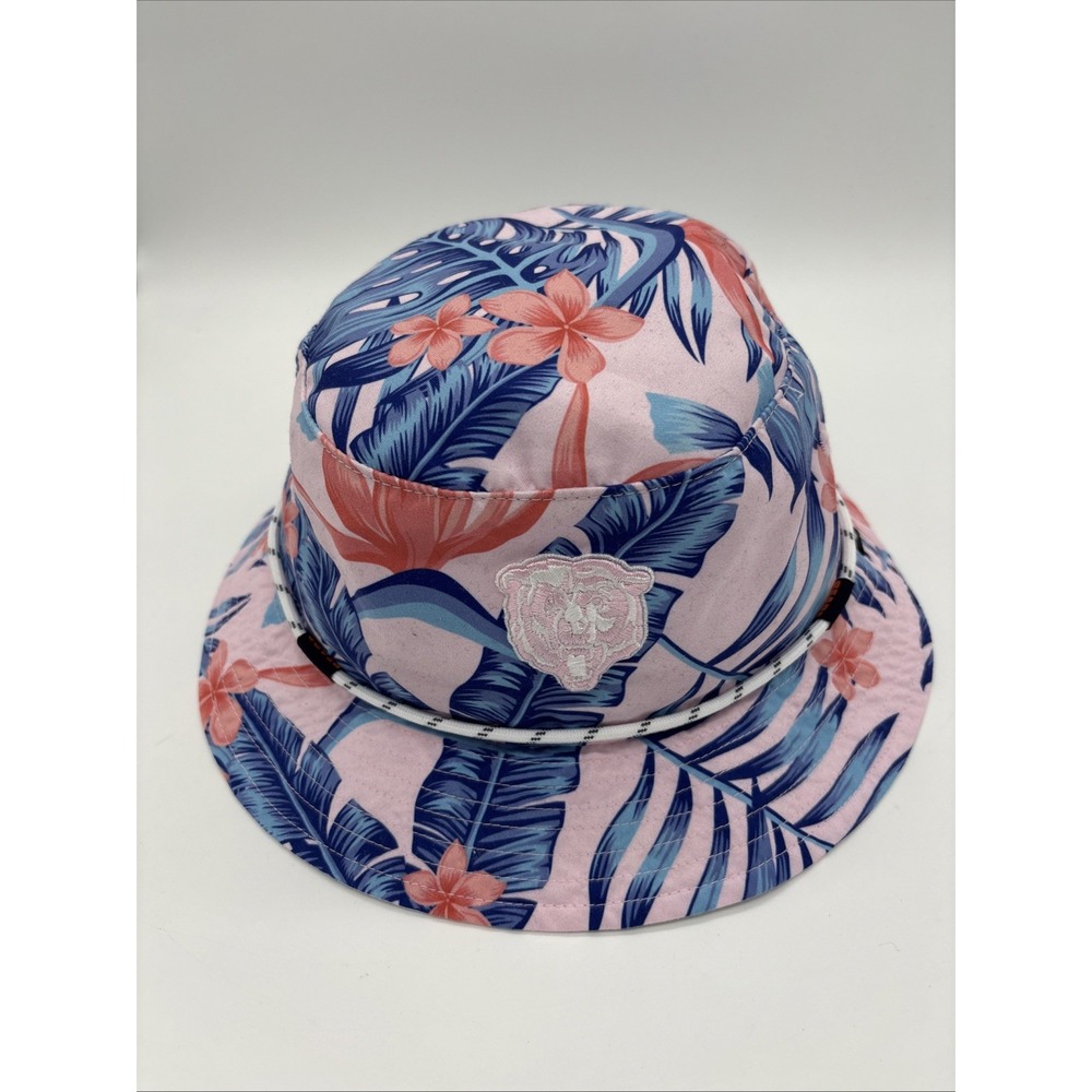 Chicago‎ Bears 47 Brand Girls Tropical Hat, One Size Youth Hat, Euc
